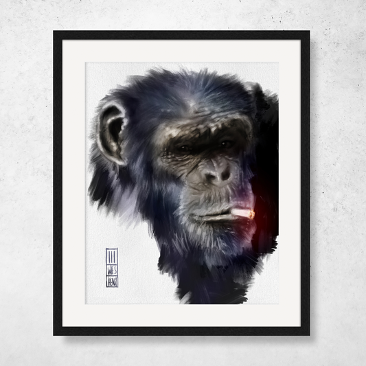 Smokin' Chimp #2 | Natural