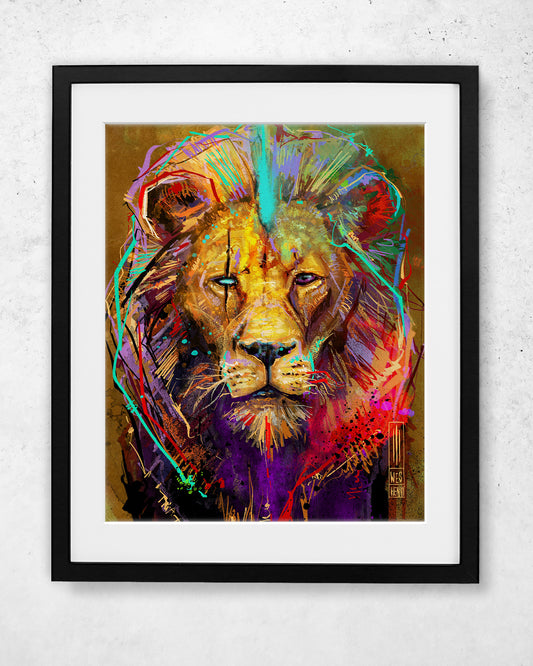 Colorful Lion